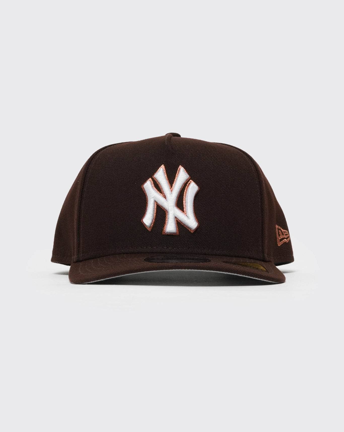 Brown New era 950 A-Frame Burnt Wood Metallic New York Yankees new era cap