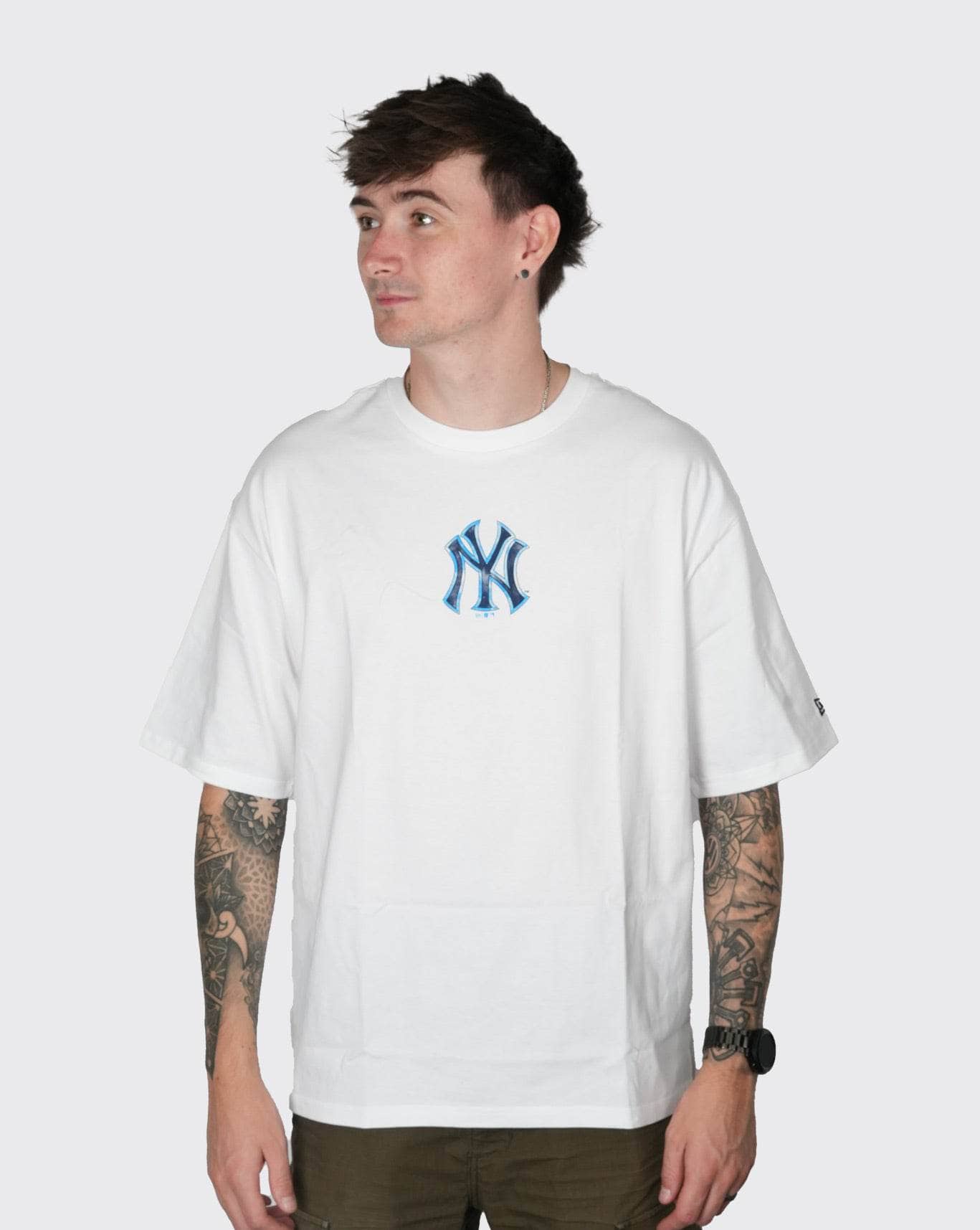 New era MLB World Series Oversized Tee New York Yankees new era Shirt