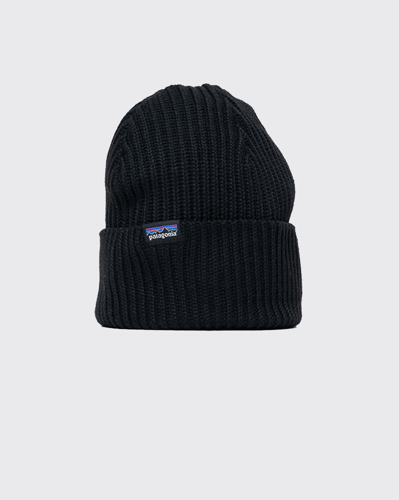 Black / OS Patagonia Fishermans Rolled Beanie patagonia Hat