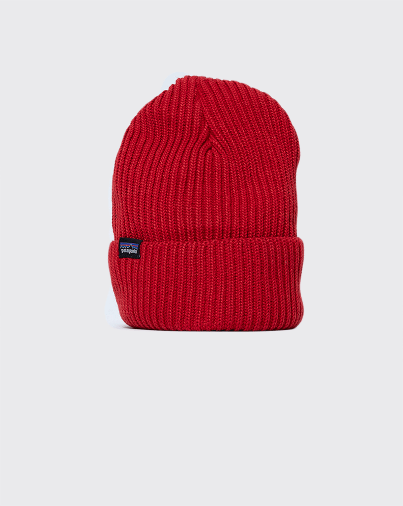 Touring Red / OS Patagonia Fishermans Rolled Beanie patagonia Hat