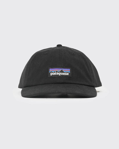 Black Patagonia P-6 Label Trad Cap patagonia cap