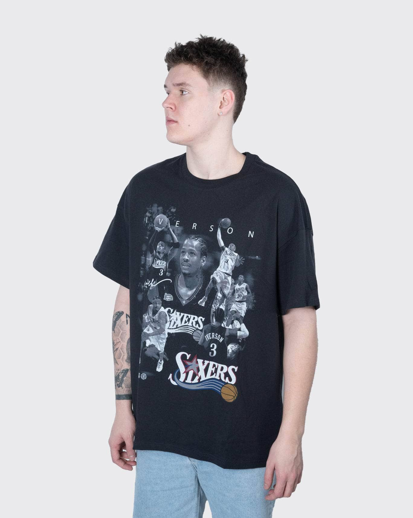 Mitchell & Ness Philadelphia 76'ers Iverson Player Photo Tee mitchell & ness Shirt