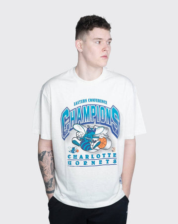 mitchell and ness bevelled hornets tee mitchell and ness Shirt