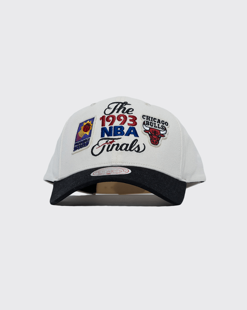 bone/black mitchell and ness nba finals suns pro crown new era cap