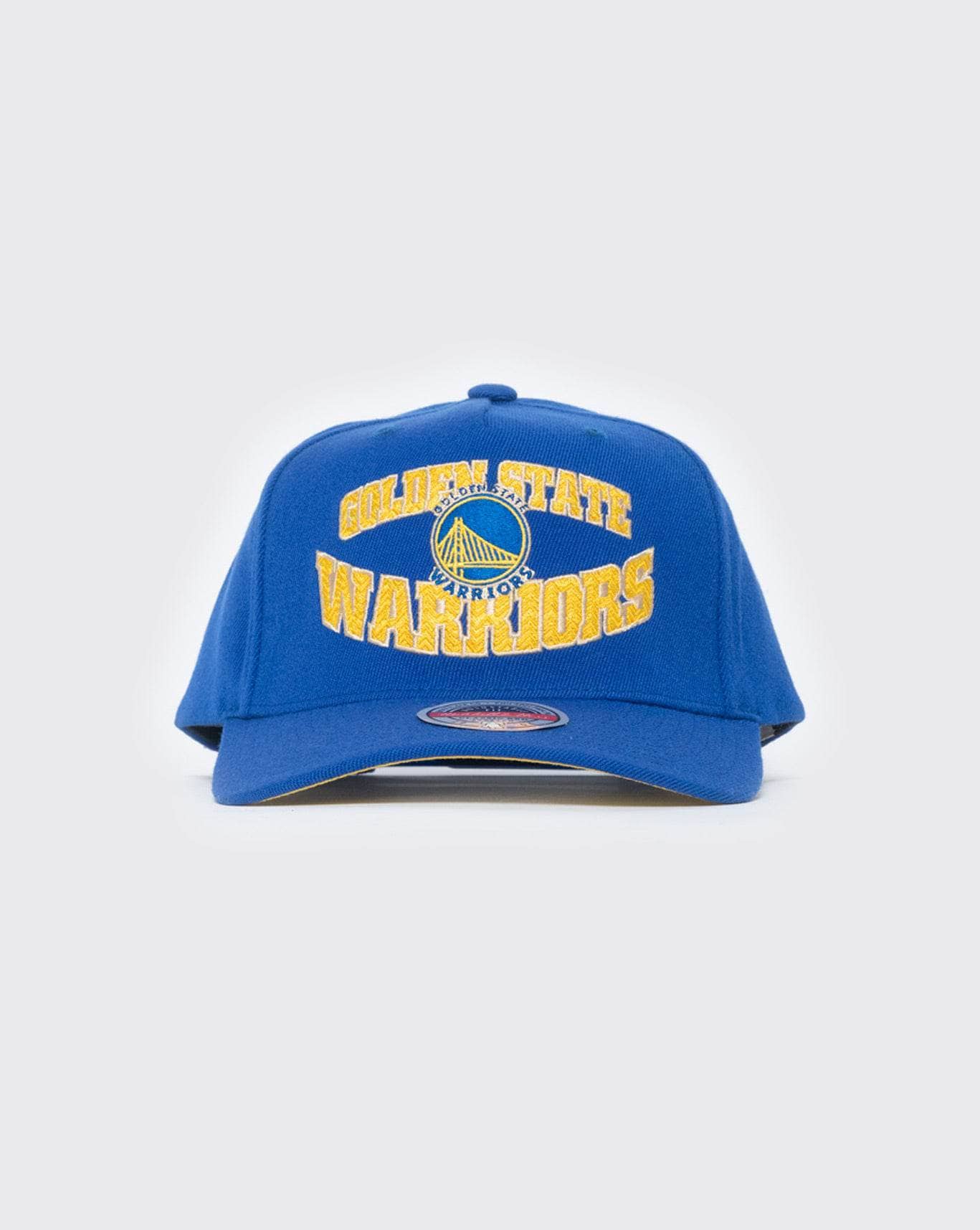 royal/yellow Mitchell and Ness Warriors Lay Up Classic Red Stretch Snapback Cap mitchell and ness cap
