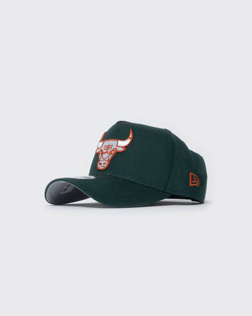 DKGRST new era 940 Aframe chicago bulls copper green new era cap