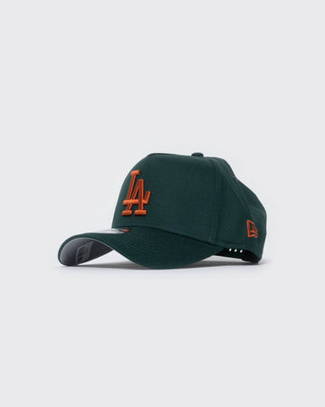 DKGRST new era 940 Aframe los angeles dodgers copper green new era cap