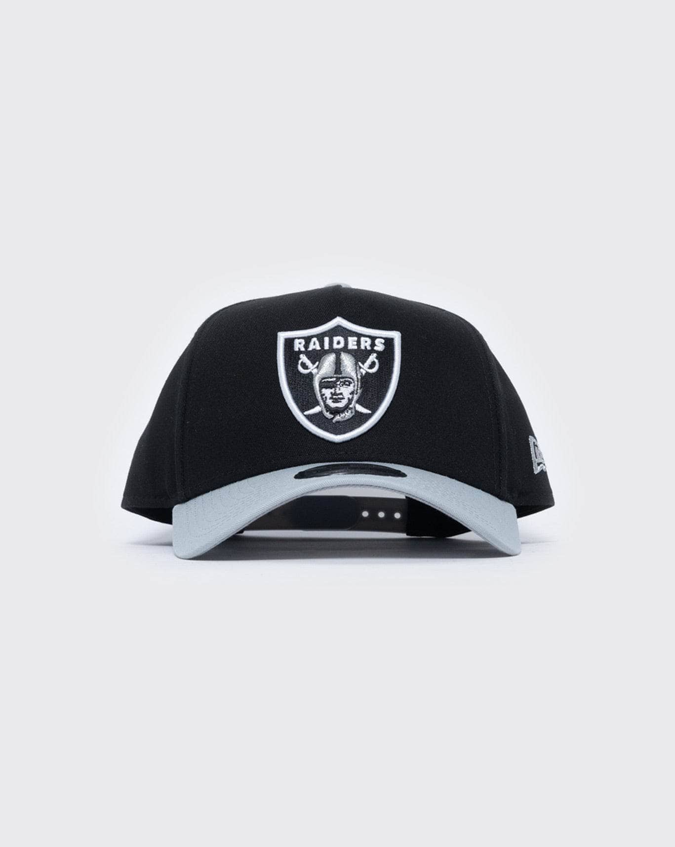 black/graphite new era 940 aframe 2tone las vegas raiders new era cap