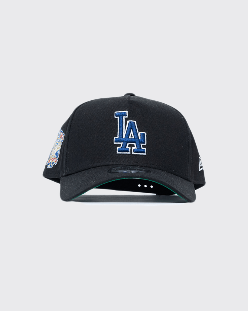 black/grey new era 940 aframe los angeles dodgers anniversary new era cap