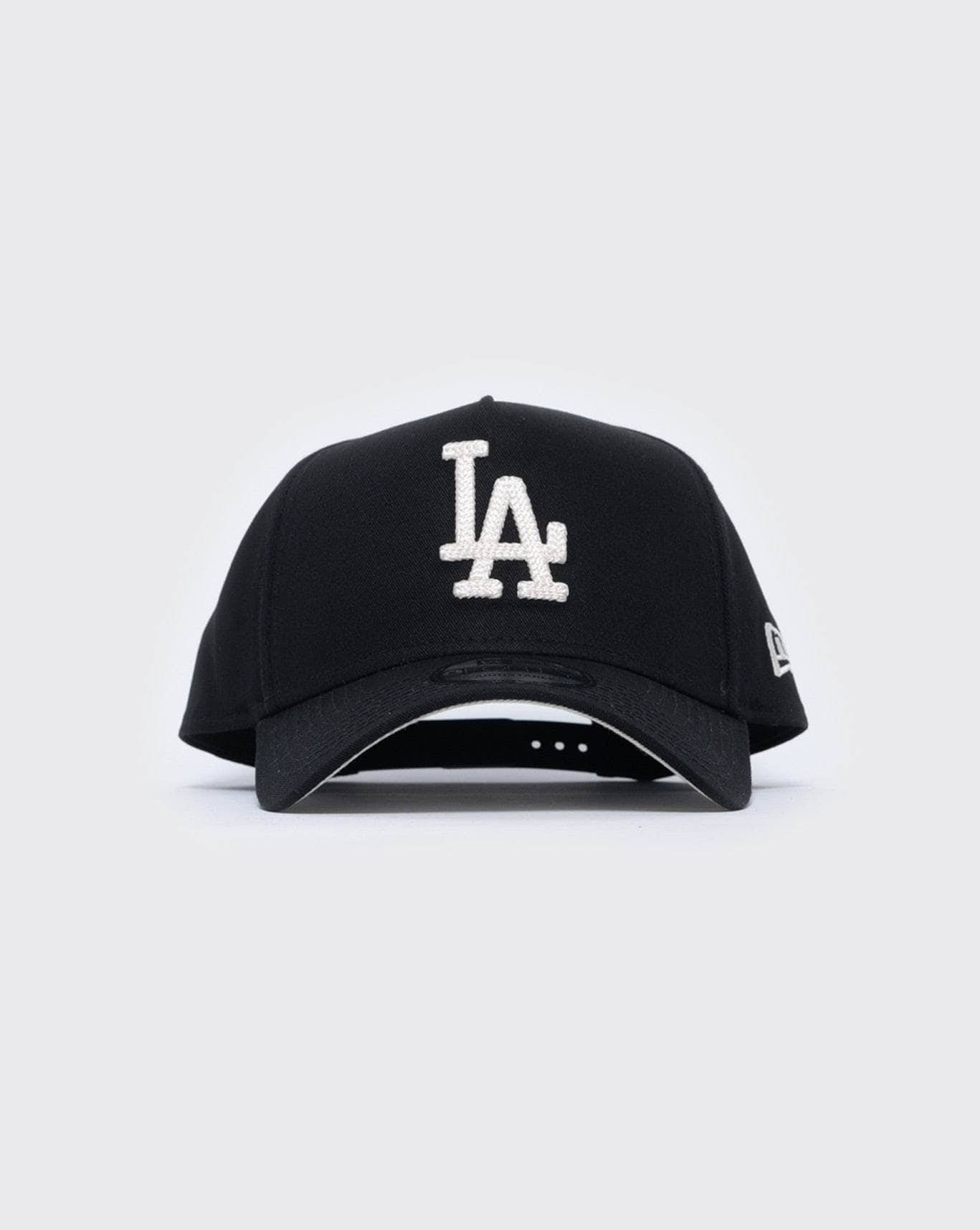 black/STN new era 940 aframe los angeles dodgers chainstitch new era cap