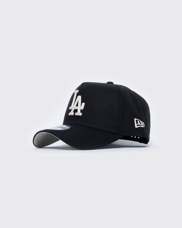 black/STN new era 940 aframe los angeles dodgers chainstitch new era cap