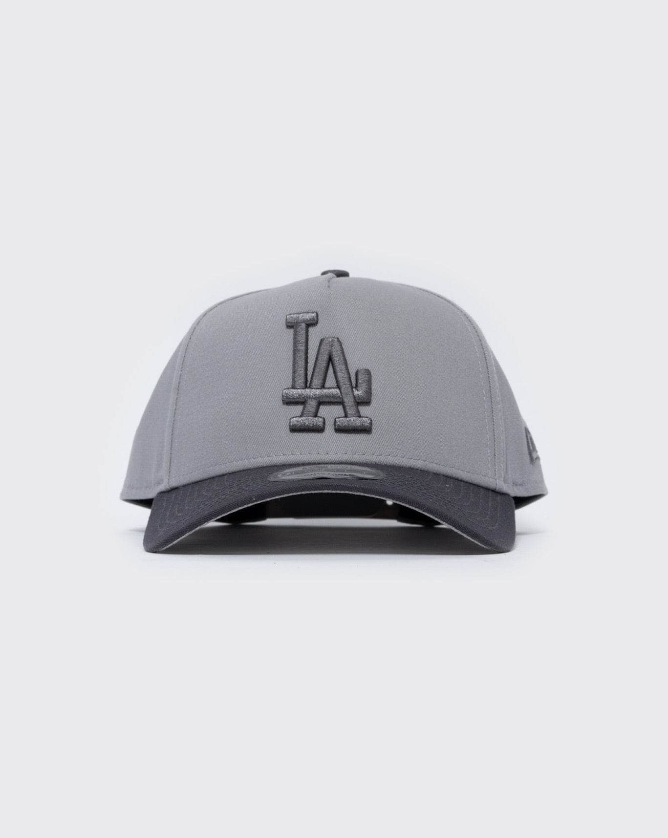 graphite new era 940 aframe los angeles dodgers overcast new era cap