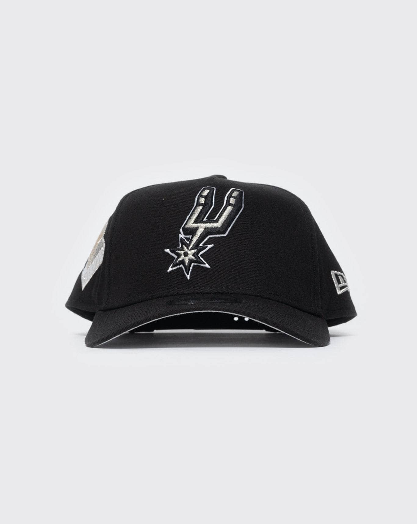 BLKGRA new era 940 aframe nba champs spurs new era cap