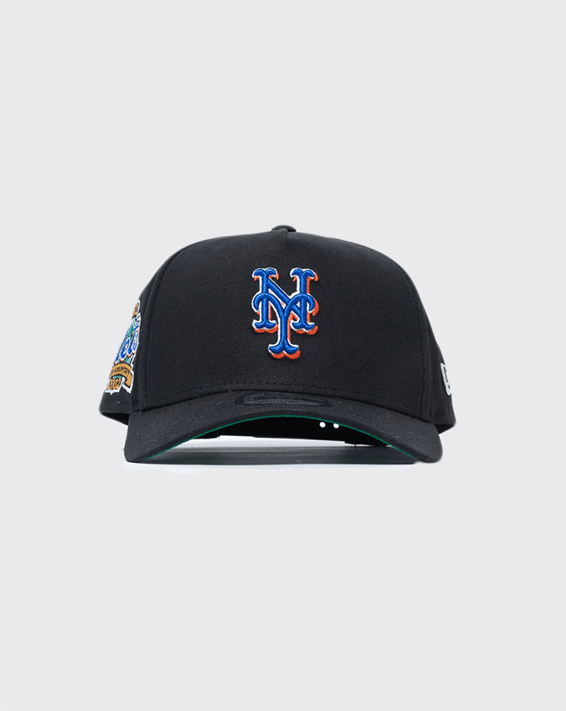 black/grey new era 940 aframe new york mets anniversary new era cap