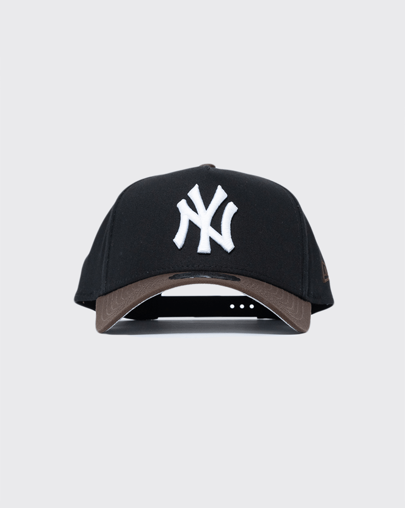 blkwlt new era 940 aframe new york yankees blackdome new era cap