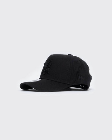 black/black new era 940 aframe new york yankees ripstop new era cap