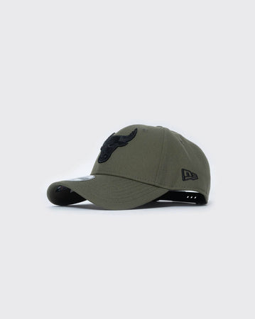 OLIVE/ BLACK / OSFM New Era 940 Snapback Chicago Bulls new era cap