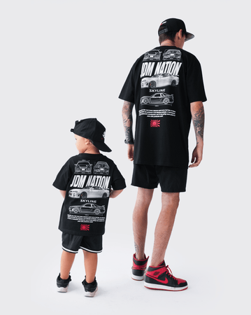 JDM Nation Youth Dimensions Tee JNYDT-BLK JDM Nation Shirt