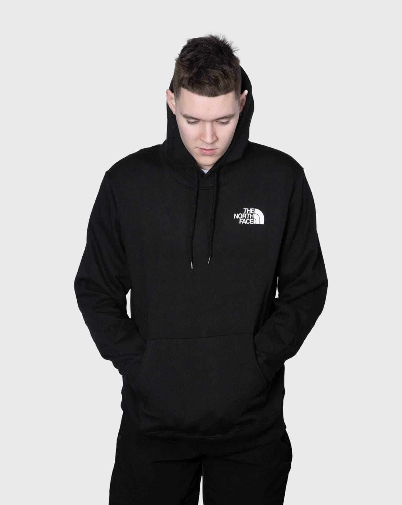 the north face NSE box pullover hood the north face hoody