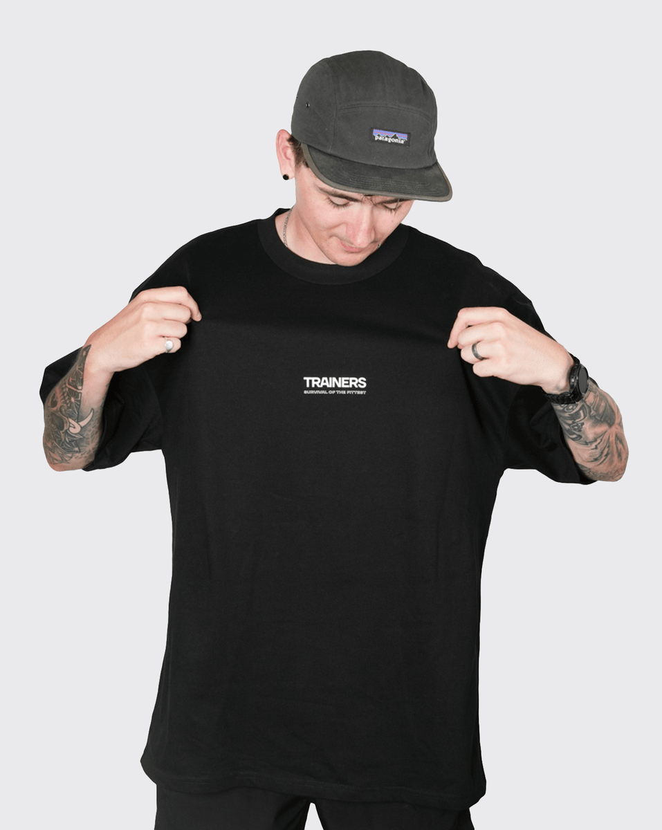 trainers Oversized Rated R | Tee | Black | Trainers AUS