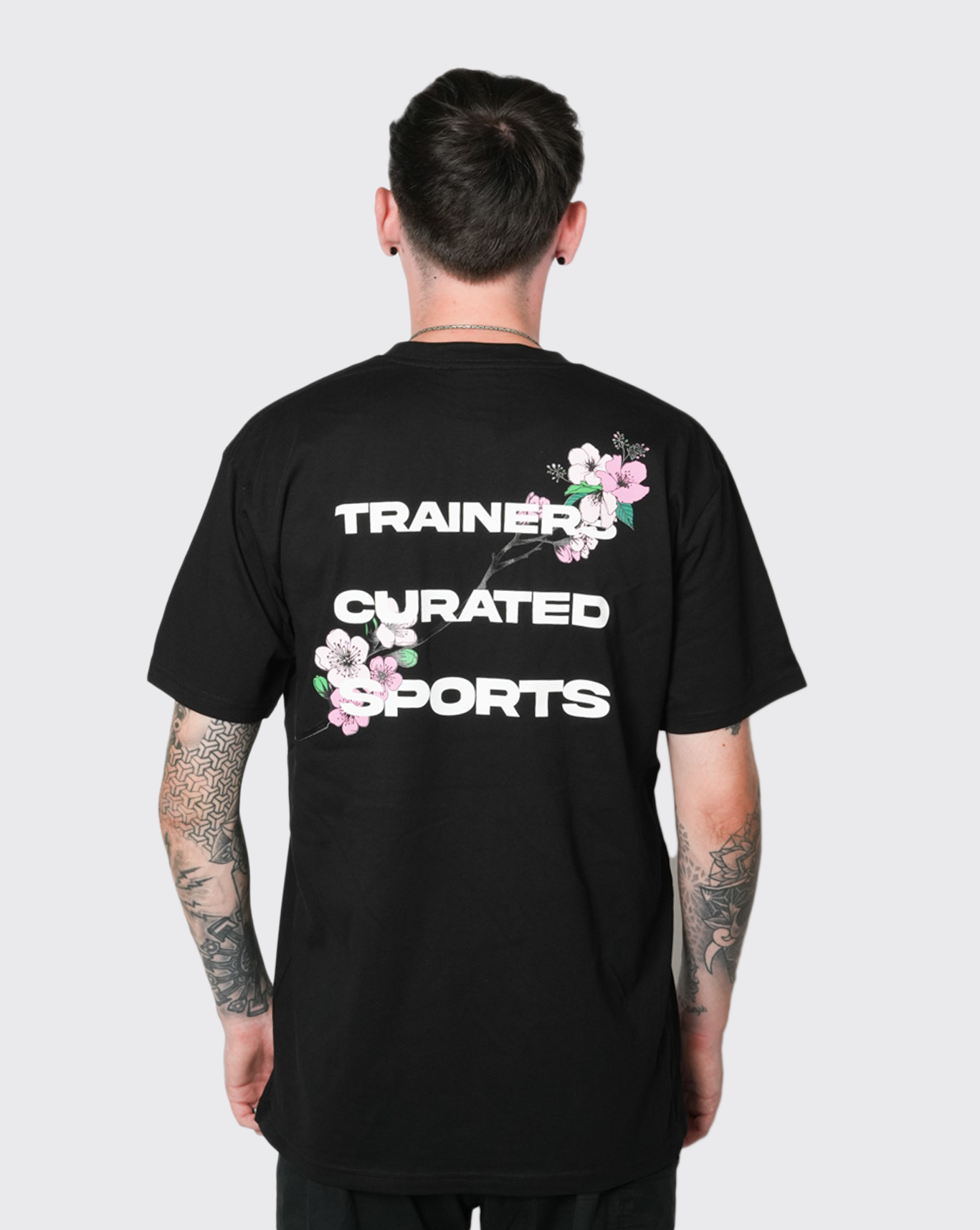 trainers flower tee