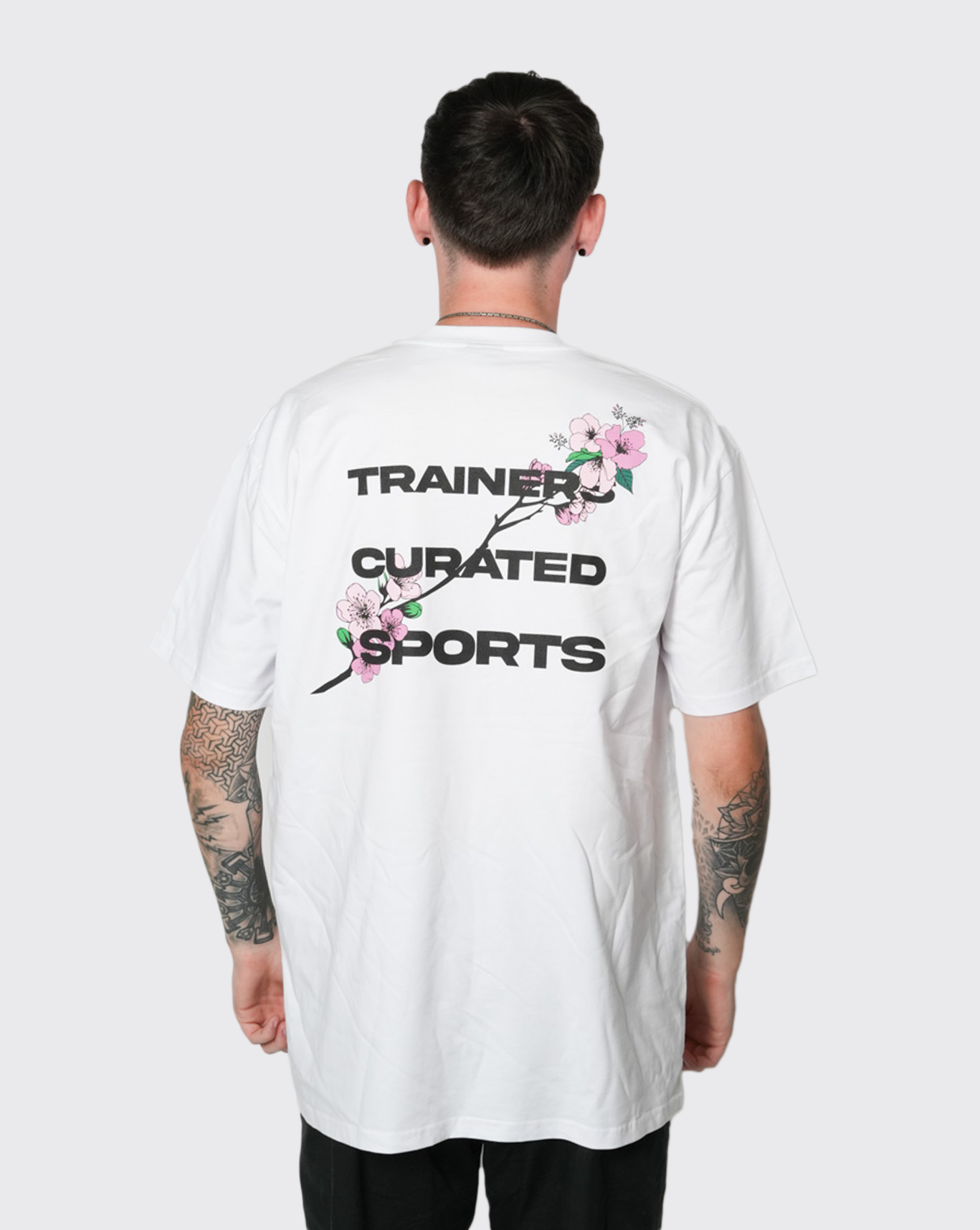 trainers flower tee