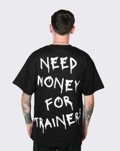 trainers need money oversized tee