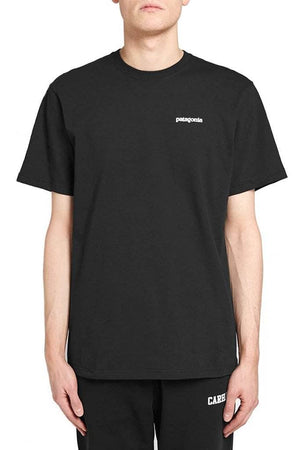 black / S patagonia p6 logo responsibili tee patagonia 190696475289 Shirt