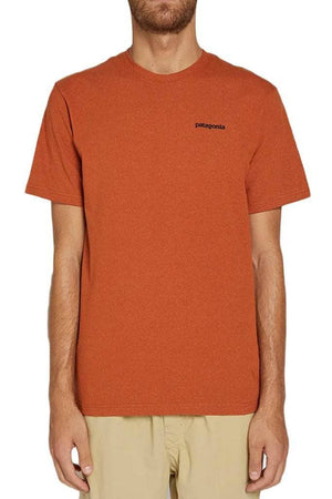 copper / S patagonia p6 logo responsibili tee patagonia 190696476378 Shirt