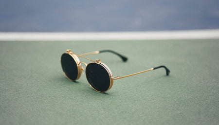24k Gold / Standard 9five 50 50 flip 24k gold sunglasses 9five glasses