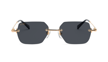 BLACK AND 24K GOLD / STANDARD 9five clarity glasses 9five glasses