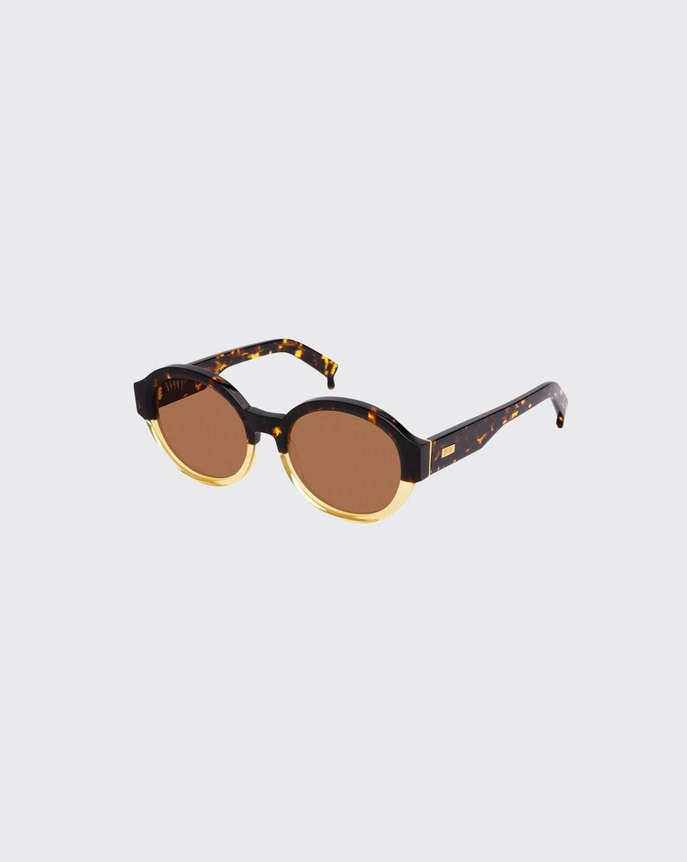 9Five Drips Tortoise & Gold Split 9five glasses