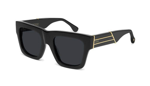 black/24kGold 9five lucy black and 24k gold sunglasses 9five glasses