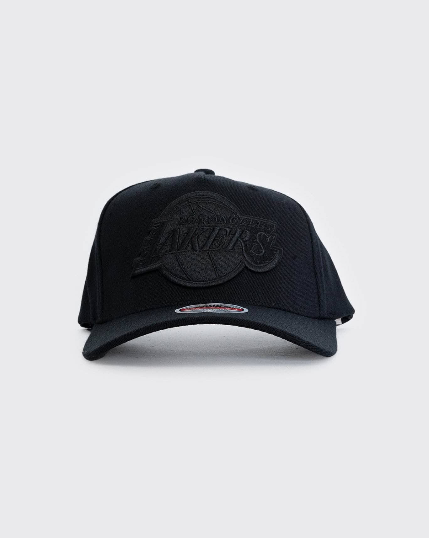 Black/Black Mitchell & Ness Lakers Redline Team Logo mitchell and ness cap