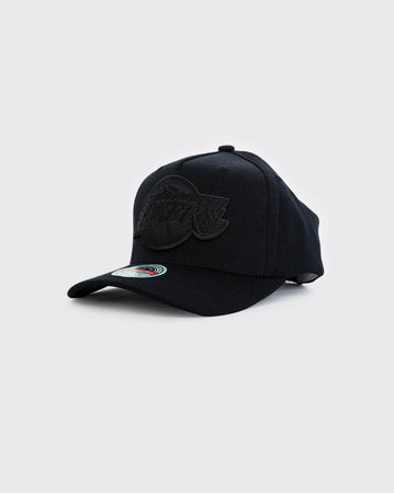 Black/Black Mitchell & Ness Lakers Redline Team Logo mitchell and ness cap