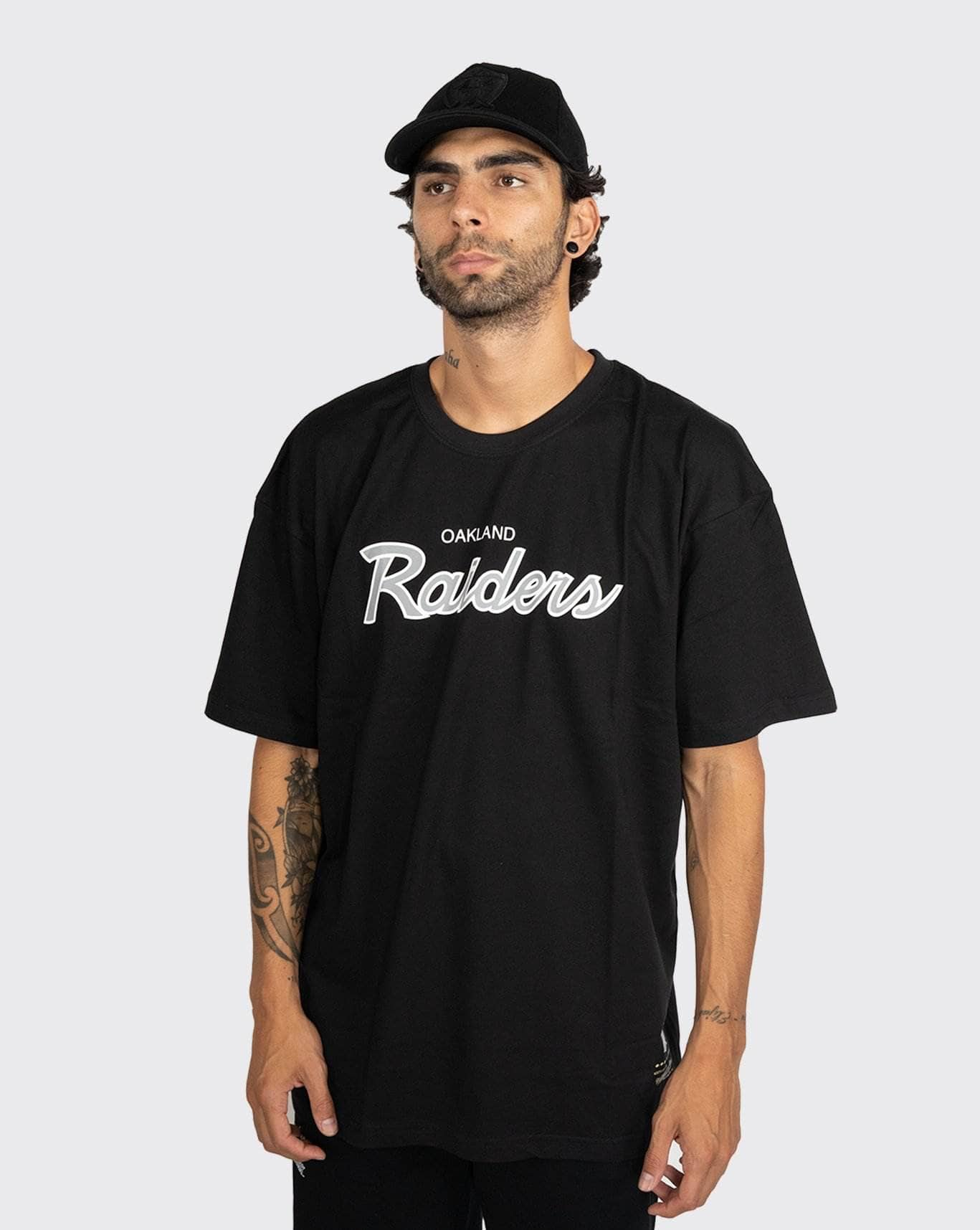 Mitchell & Ness Raiders Script Logo Tee mitchell and ness Shirt