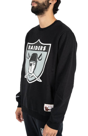 Mitchell and ness Raiders Throwback NFL Logo Crew mitchell and ness hoody