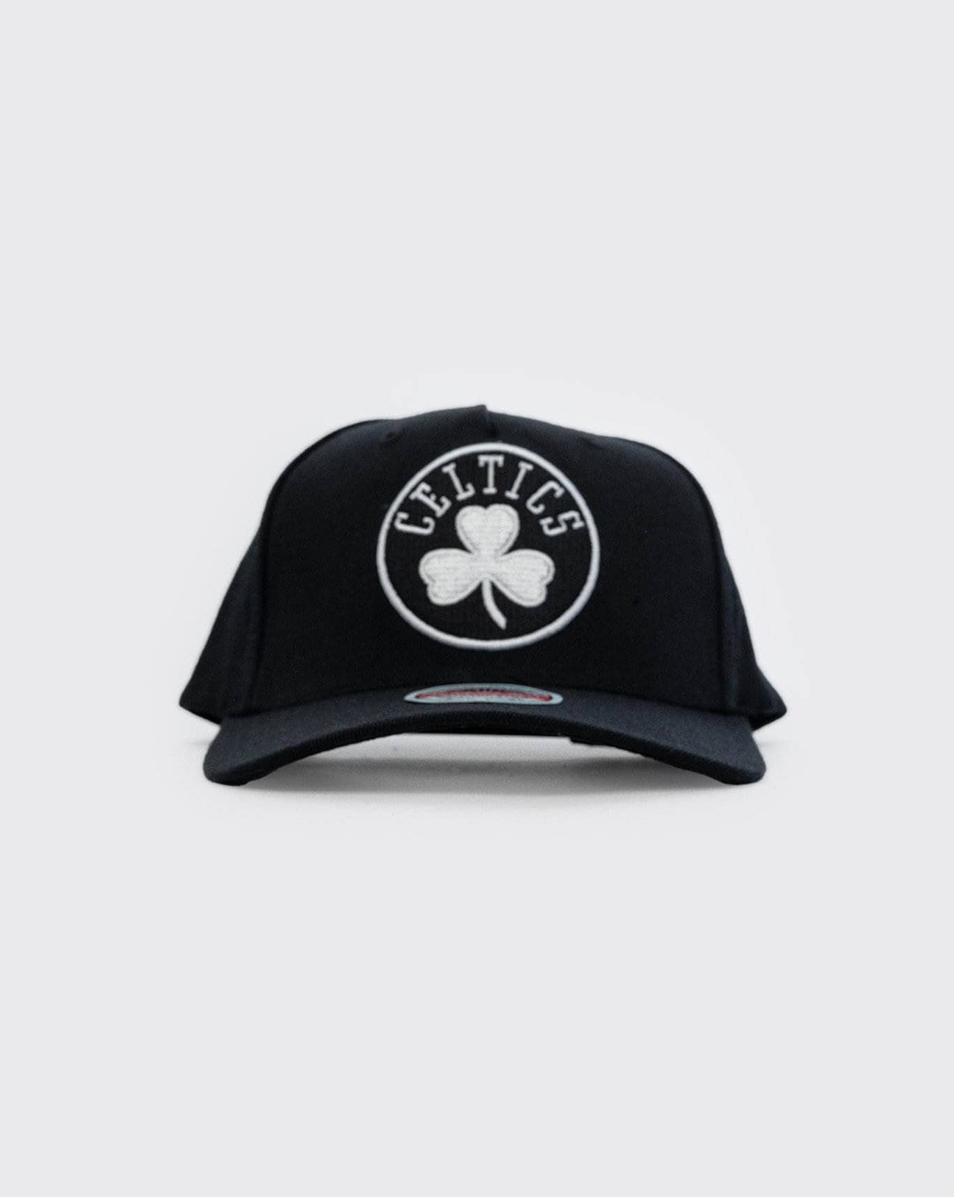 Black/White Mitchell & Ness Team Logo Redline Celtics mitchell and ness cap