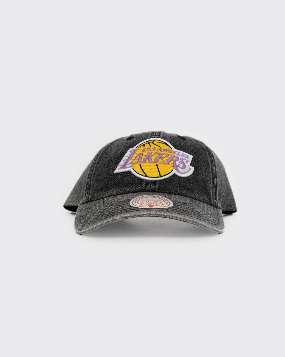 Black lakers top dad hat