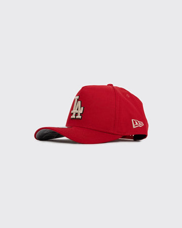 Scarlet/Stone New Era 940 A-Frame Los Angeles Dodgers new era cap