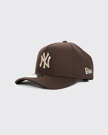 Brown/Stone/Black New Era 940 A-Frame New York Yankees new era cap