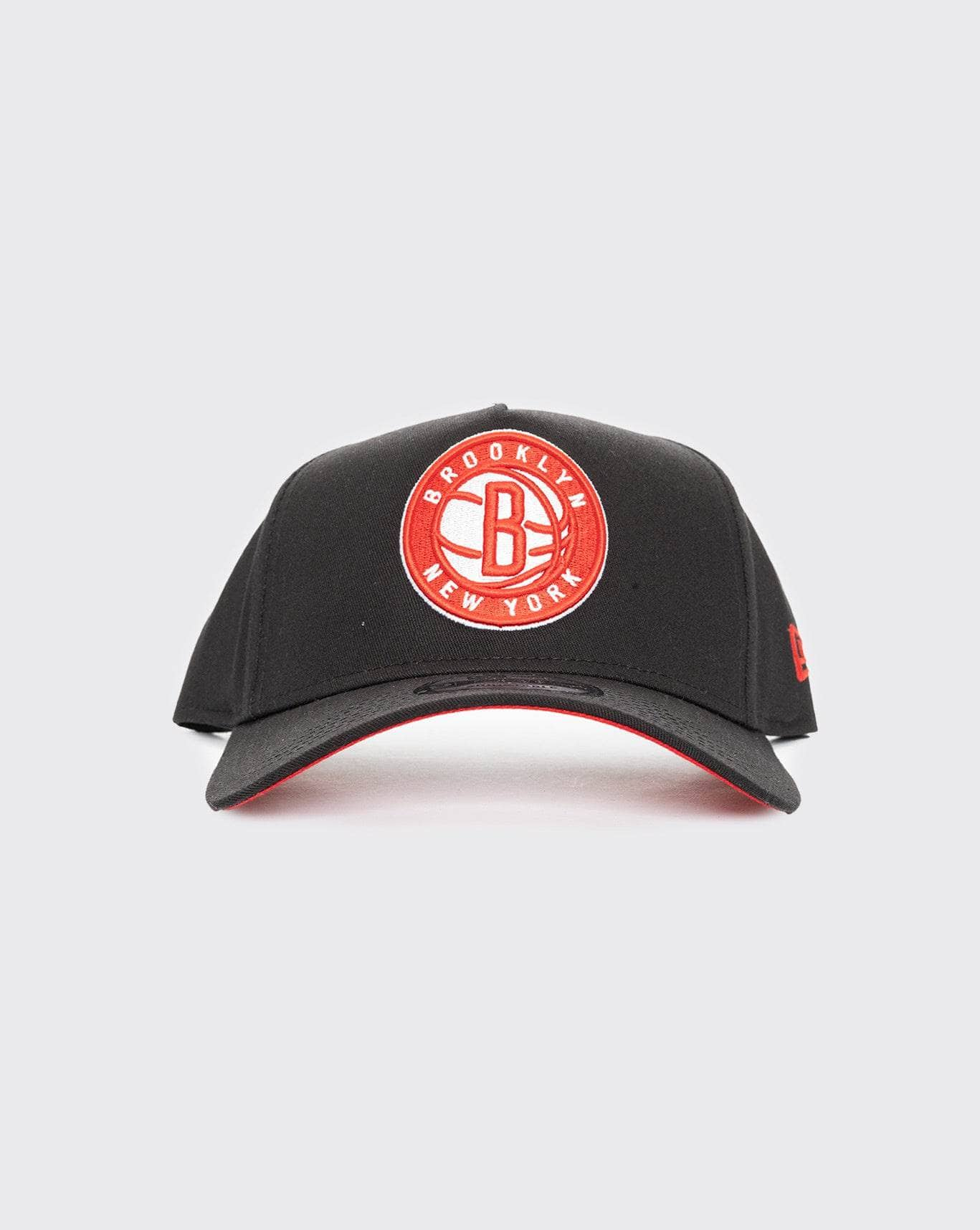 Black/Scarlet New Era 940 A-Frame Brooklyn Nets new era cap