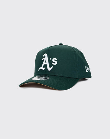 Dark Green/Wheat New Era 940A-Frame Oakland Athletics new era cap