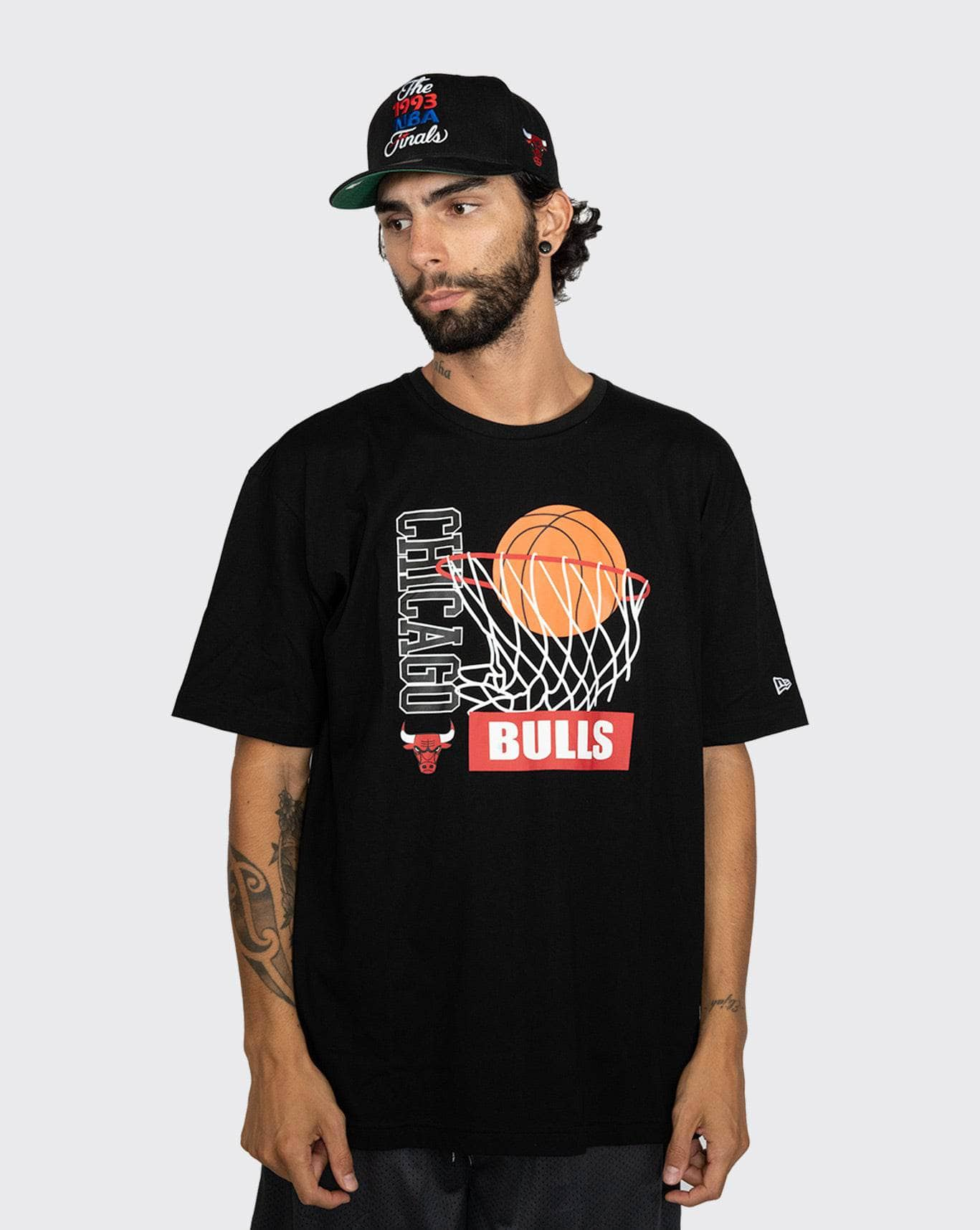 New Era Chicago Bulls Oversize Basket Tee new era Shirt