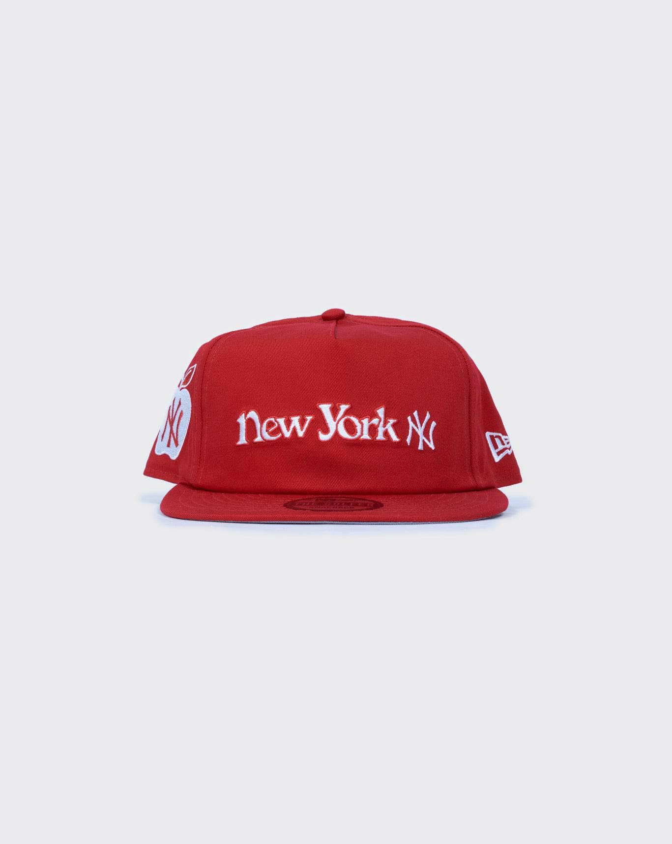 Scarlet New Era Golfer New York Yankees Big Apple new era cap