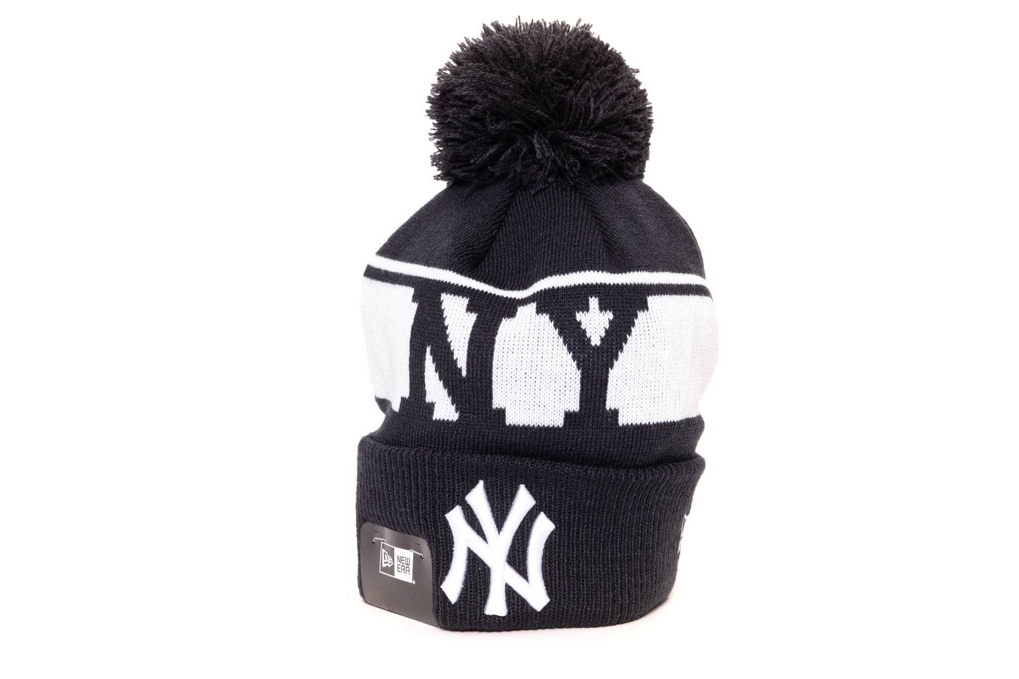 Navy/White / OSFM New Era Knit Medium New York Yankees Beanie new era 195953588009 cap