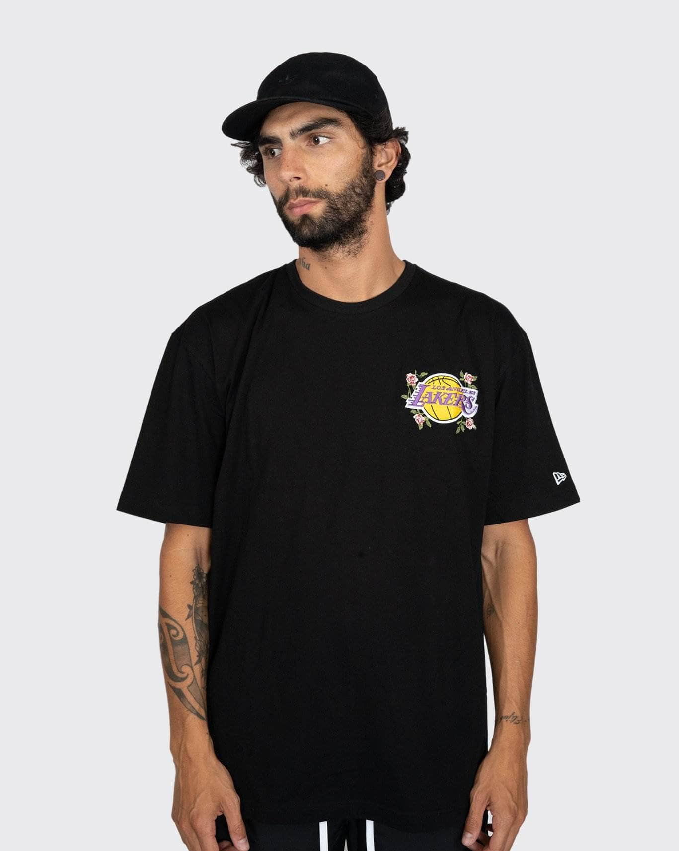 New Era Oversized Los Angeles Lakers Rose Tee new era Shirt