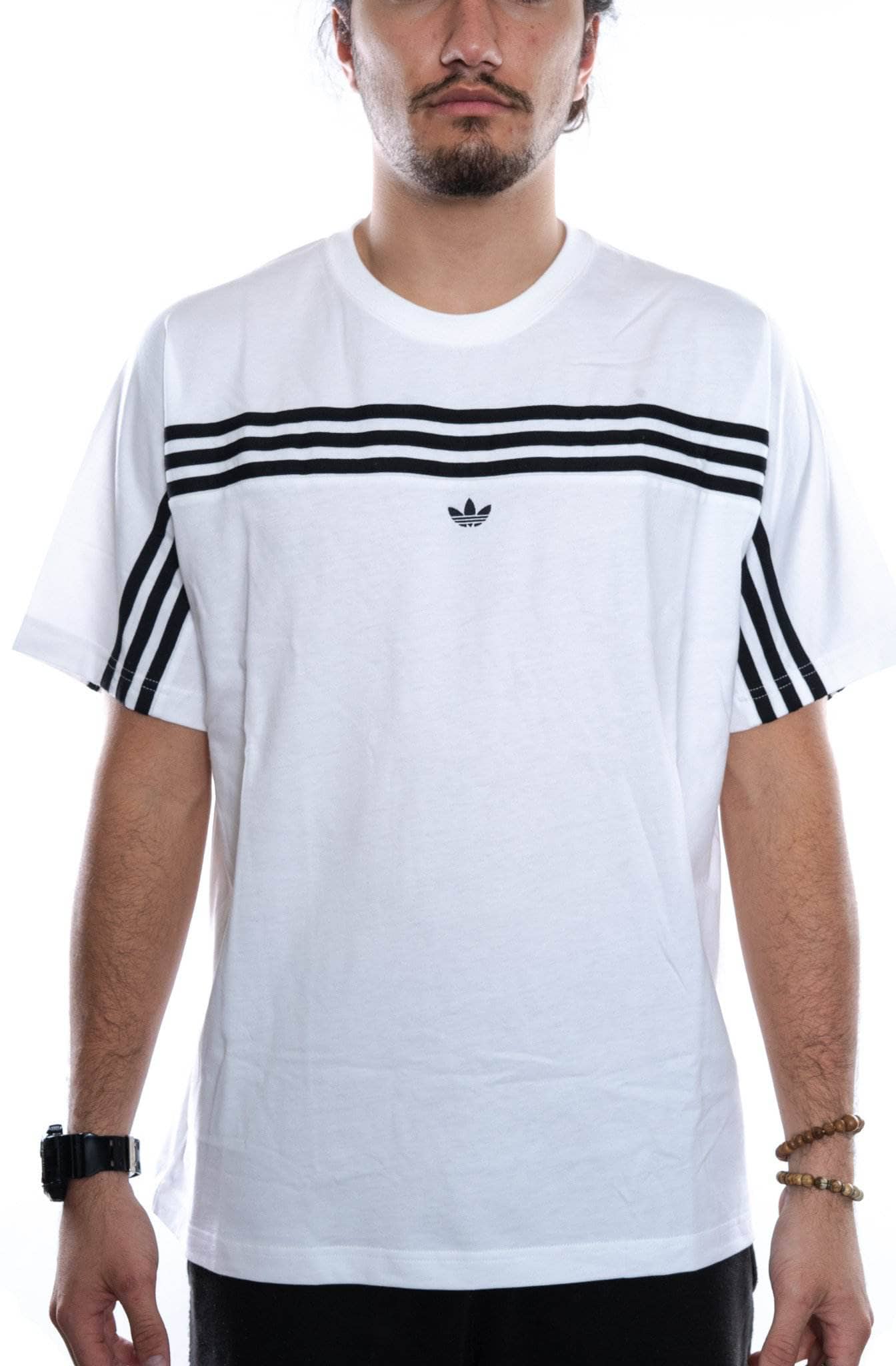 adidas stripe tee SHIRT WHITE TRAINERS AU – trainers