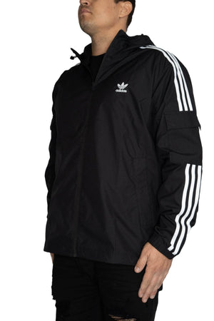 Adidas 3-Stripe Full-Zip Windbreaker adidas jacket