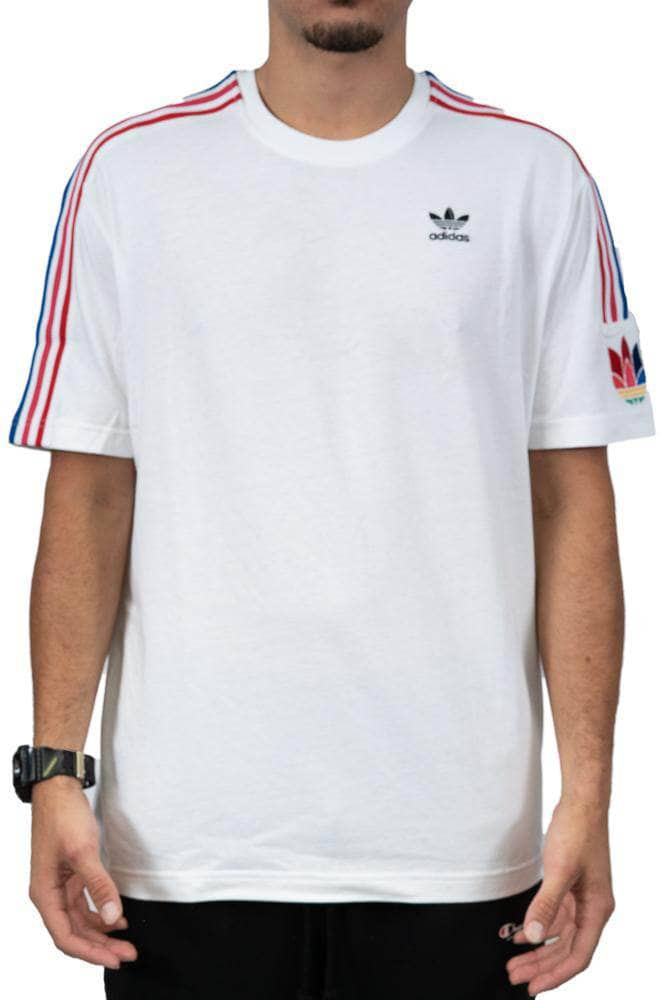 adidas 3d trefoil stripes tee adidas Shirt